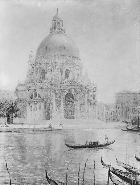 The Salute at Noon (Santa Maria Della Salute) — Walter Launt Palmer