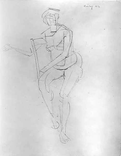 Seated Nude — Joseph Csáky