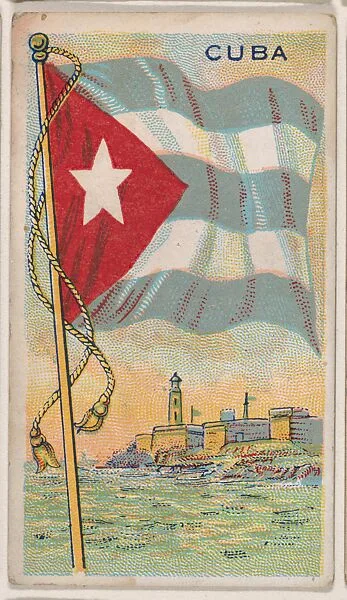 Cuba, bakery card from the Flags series (D34), issued by the Ward-Mackey Company — Ward-Mackey Company