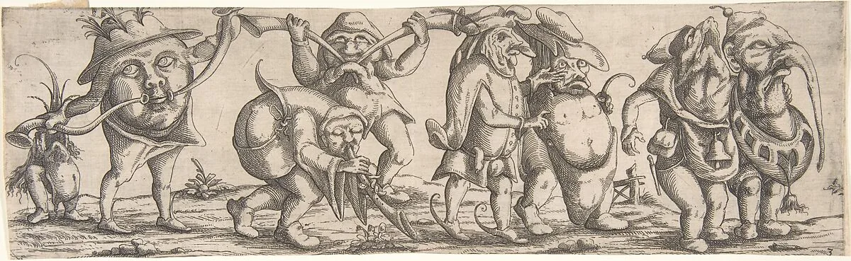 Procession of Monstrous Figures — Wendel Dietterlin, the Younger
