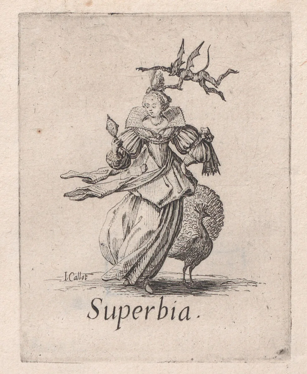 L'Orgueil (Pride), From Les Péchées Capitaux (The Deadly Sins) — Jacques Callot