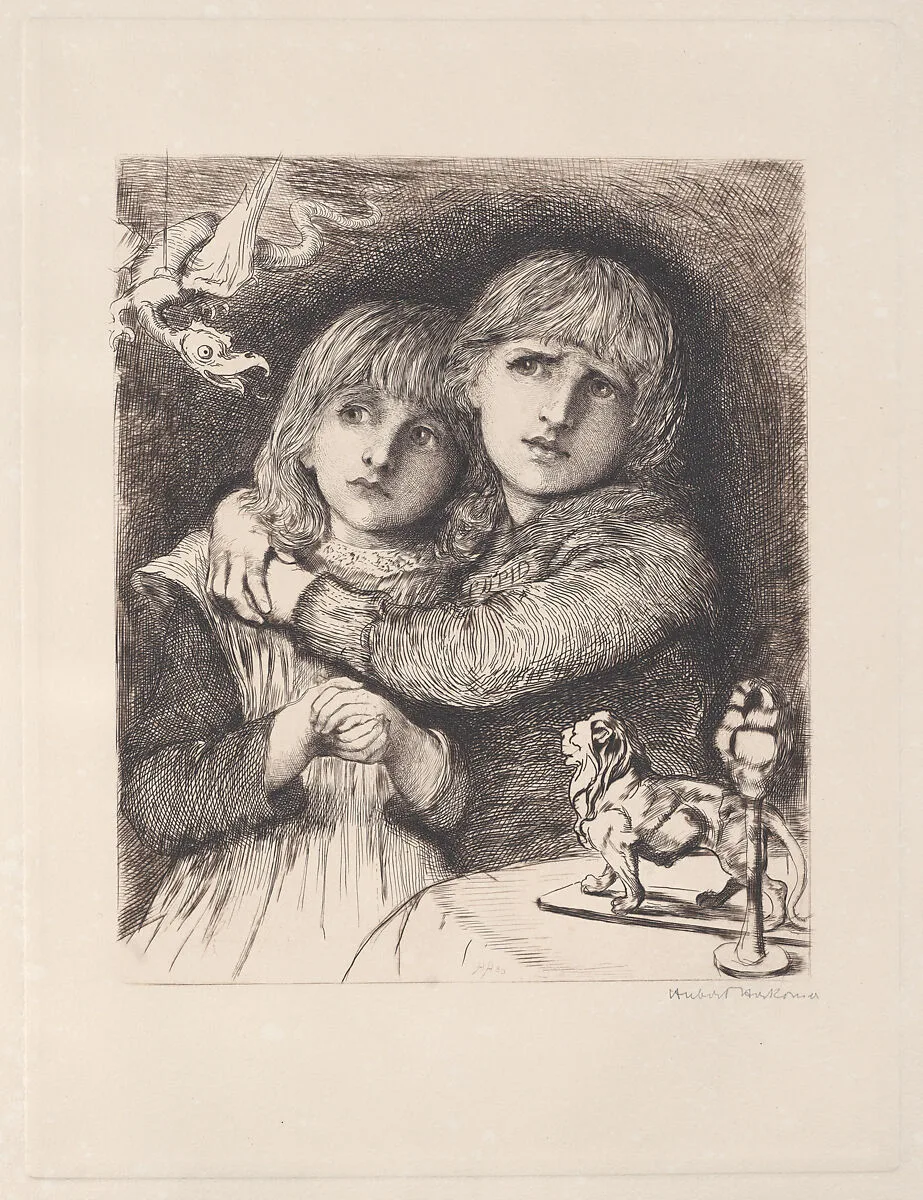 Babes in the Wood — Elsa Herkomer|Siegfried Herkomer|Sir Hubert von Herkomer