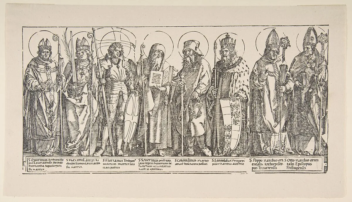 The Patron Saints of Austria — Albrecht Dürer