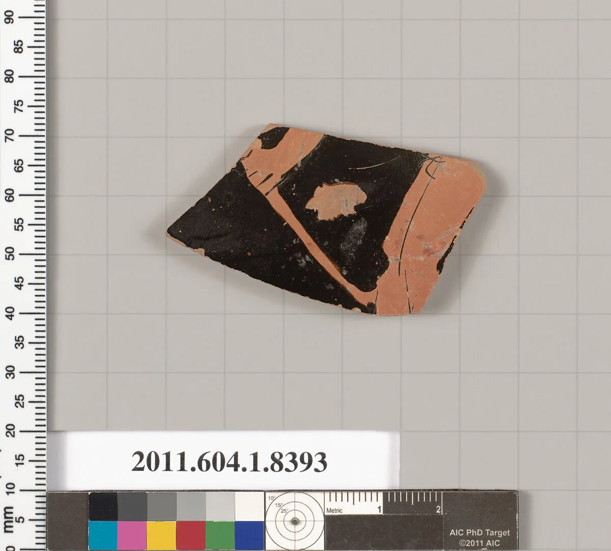 Terracotta fragment of a kylix (drinking cup) — Unknown