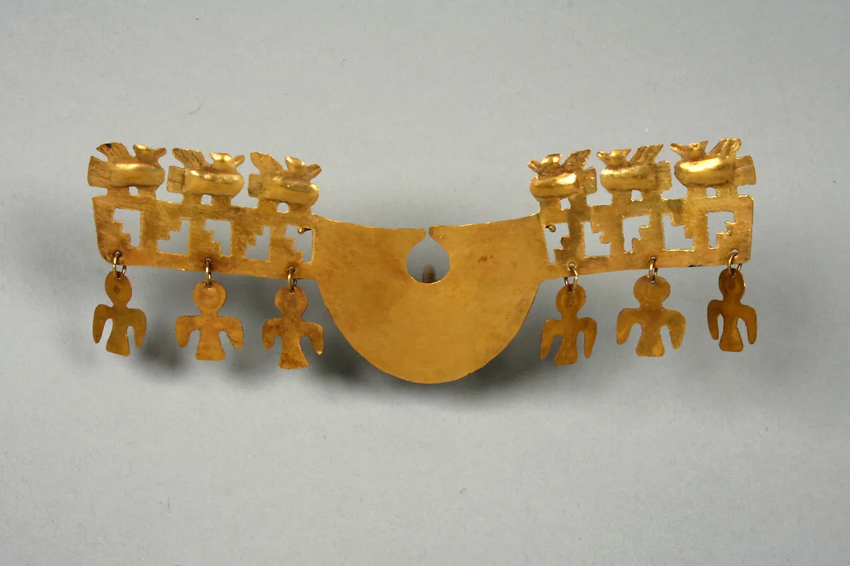 Nose Ornament with Birds — Unknown