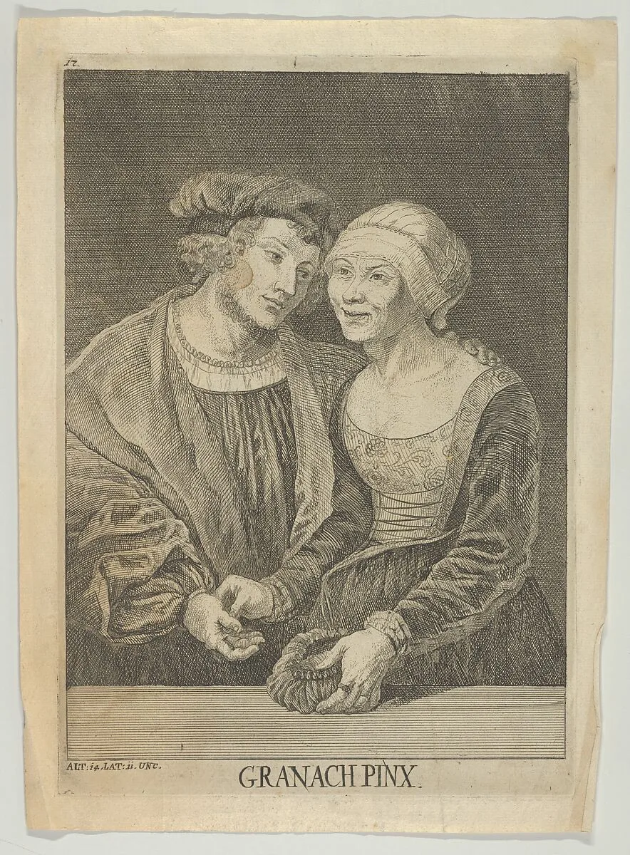 An Old Woman and a Young Man — Lucas Cranach the Elder