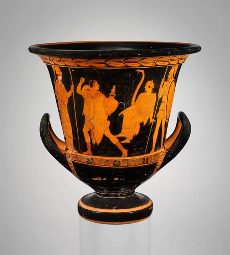 Terracotta calyx-krater (bowl for mixing wine and water)