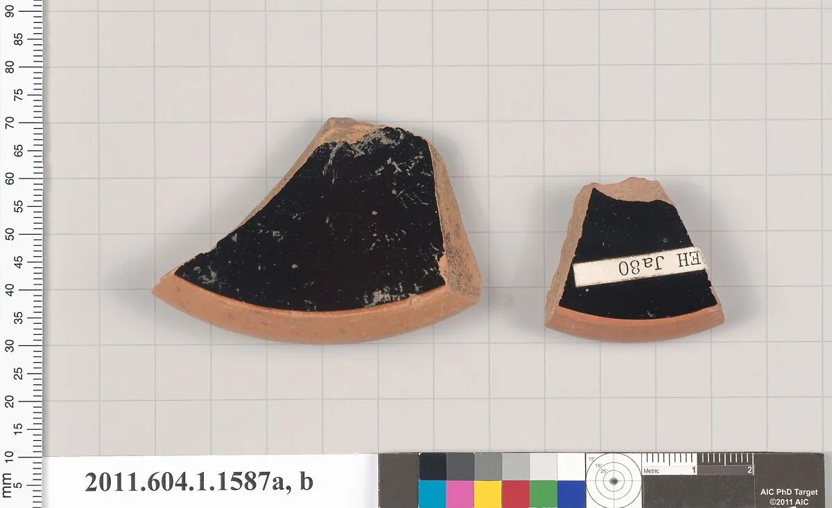 Terracotta fragments of kylikes (drinking cups) — Unknown