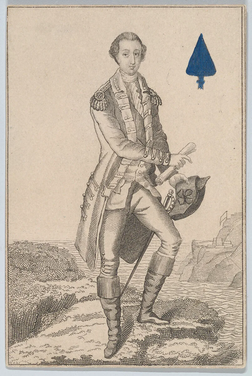 King (Washington from the United States), from "Court Game of Geography" — William and Henry Rock