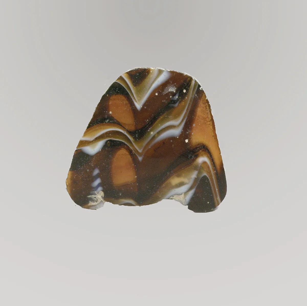 Glass mosaic bowl fragment — Unknown