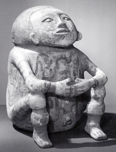 Ceramic Vessel in the Form of a Seated Man