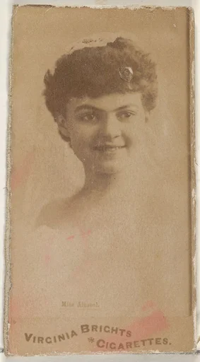 From the Actors and Actresses series (N45, Type 1) for Virginia Brights Cigarettes