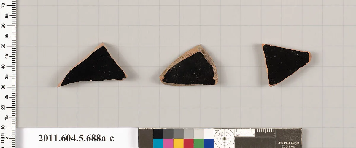 Terracotta fragments of kylikes (drinking cups) — Unknown