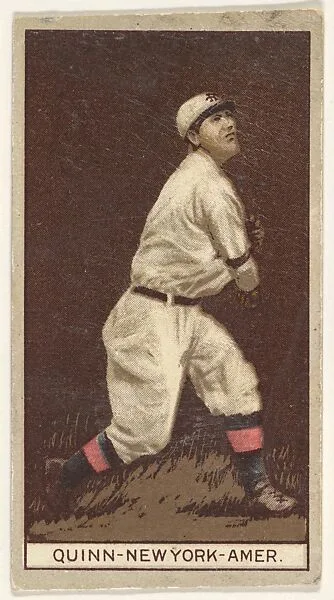 Quinn, New York, American League, from the Brown Background series (T207) for the American Tobacco Company — American Tobacco Company