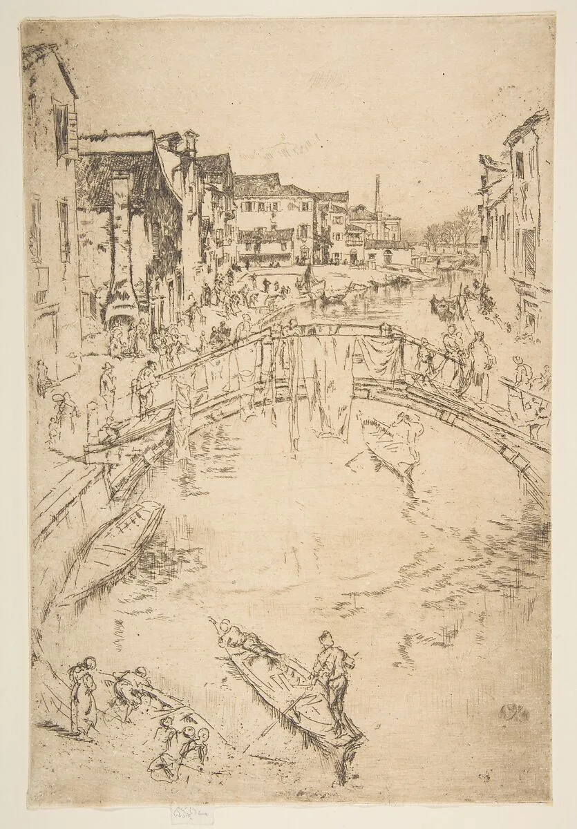 The Bridge, Santa Marta — James McNeill Whistler