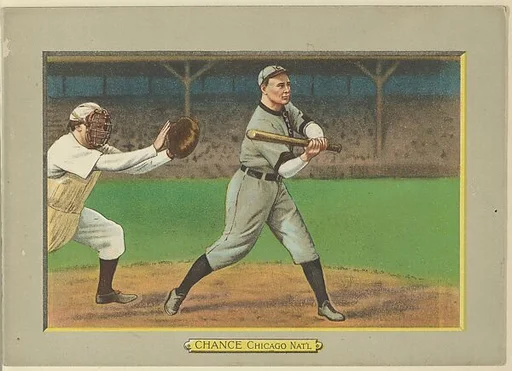 Frank Chance, First Baseman, Chicago Cubs (National League), from Turkey Red Cabinets (T3)