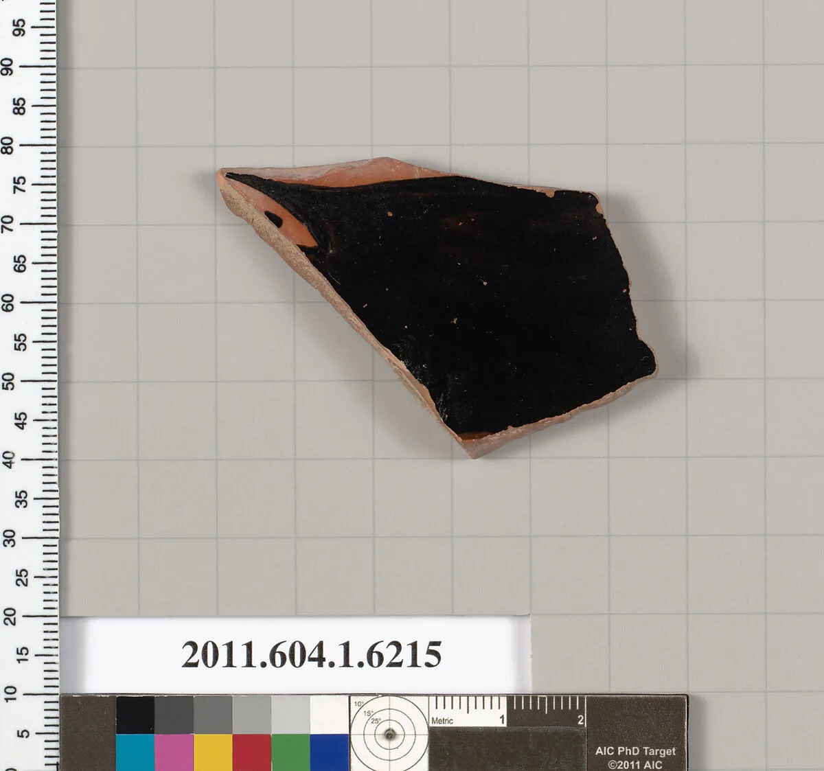 Terracotta fragment of a kylix (drinking cup) — Unknown