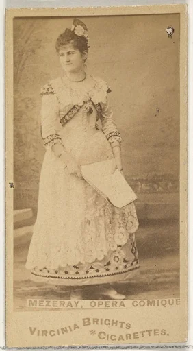 Mezeray, Opera Comique, from the Actors and Actresses series (N45, Type 1) for Virginia Brights Cigarettes