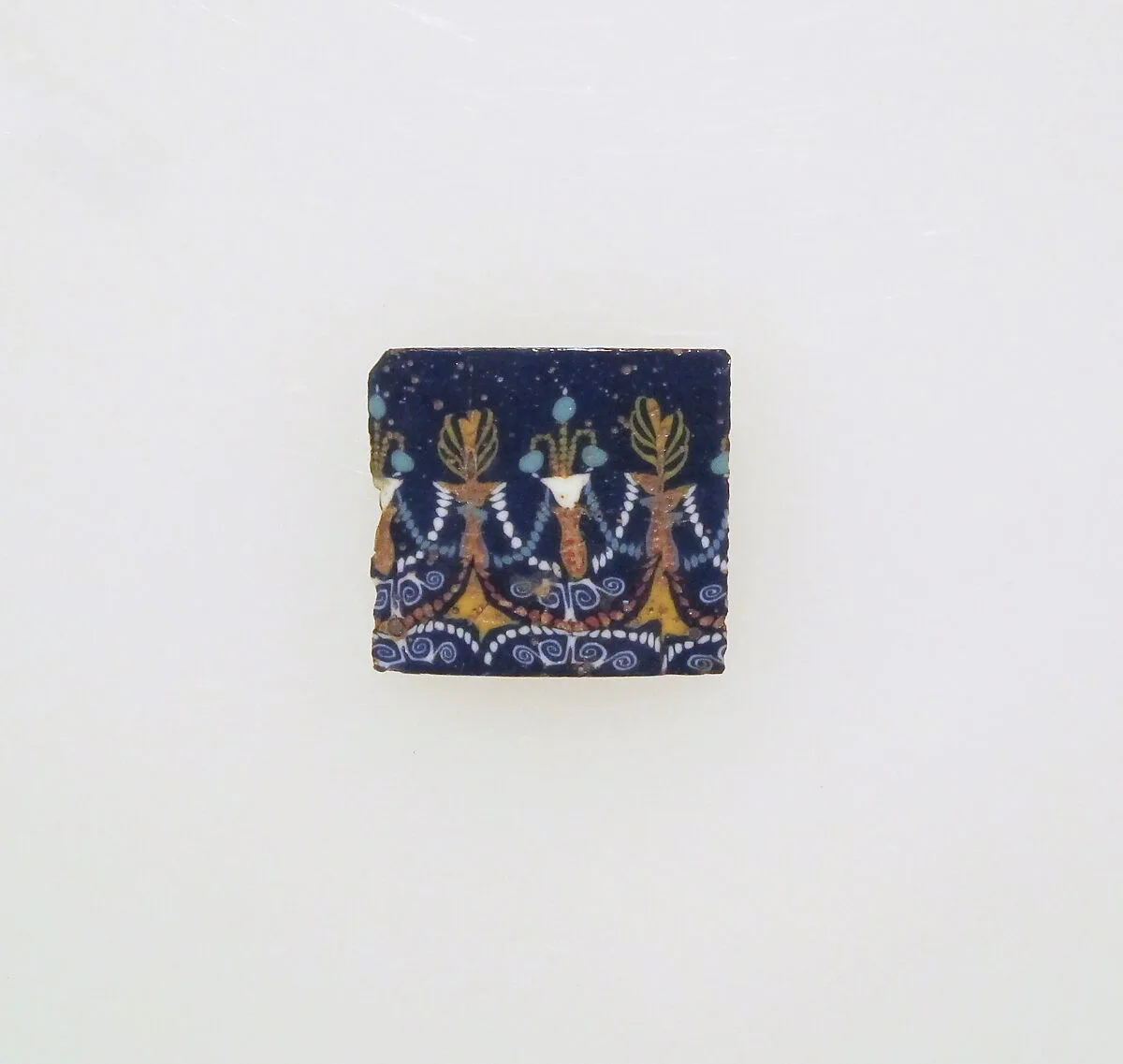 Glass mosaic inlay — Unknown