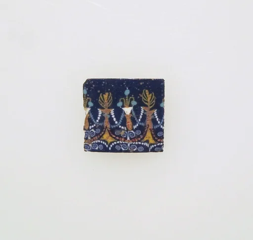 Glass mosaic inlay