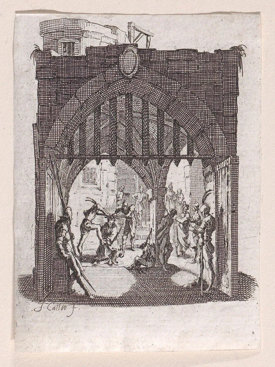 Le Couronnement d'Épines (The Crowning with Thornes), from La Petite Passion (The Little Passion) — Jacques Callot