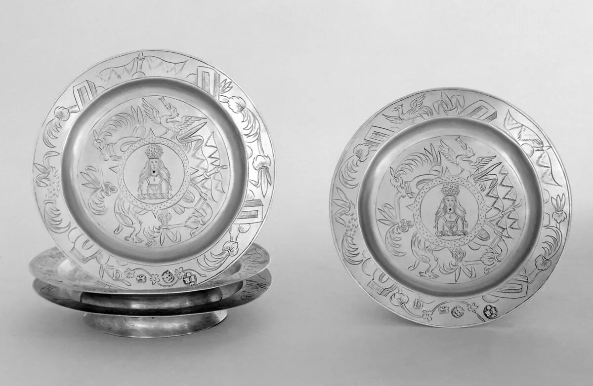 Set of four saucers — John Ruslen