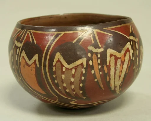 Bowl with Fruit Designs
