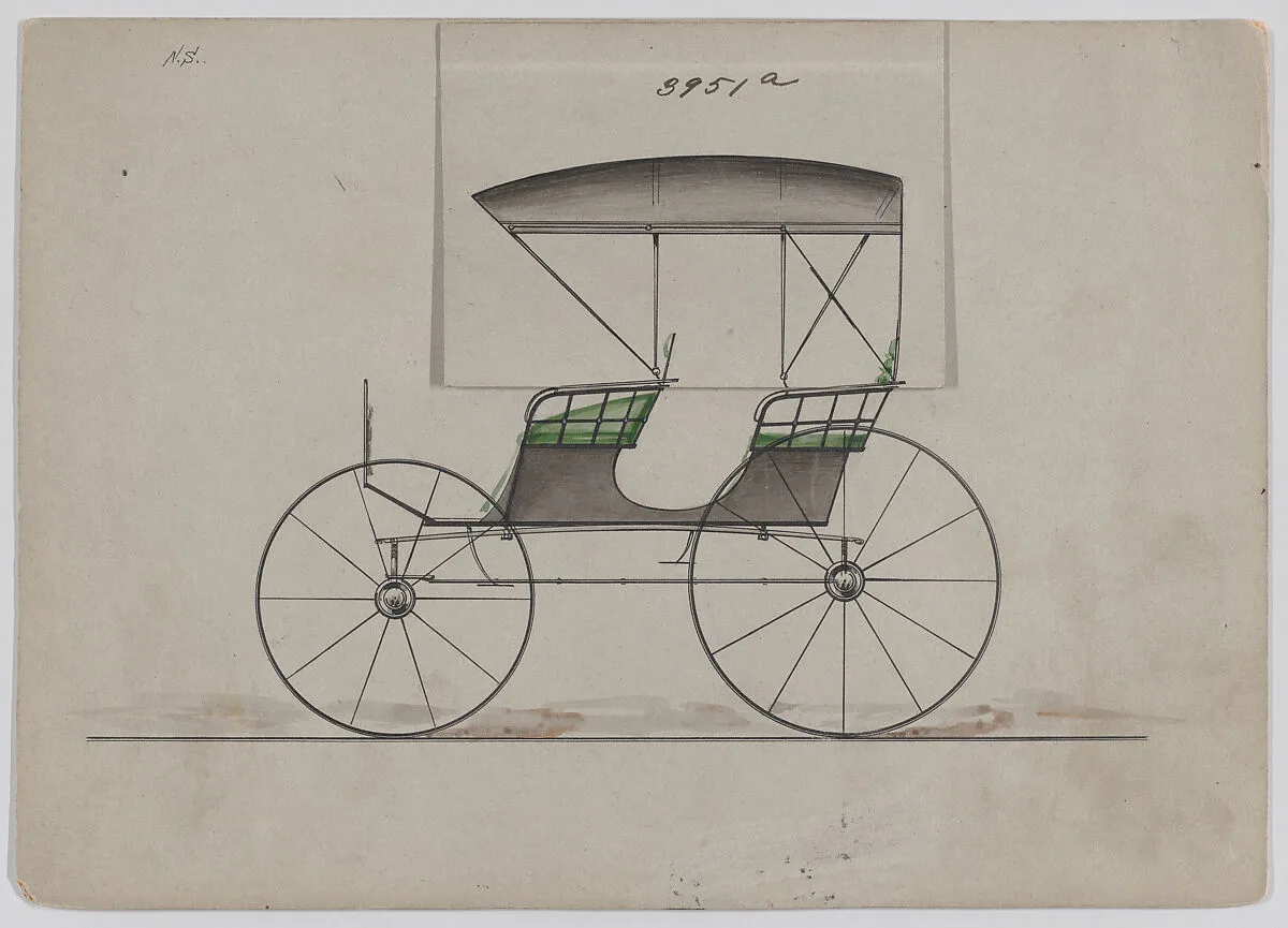 Design for Park Phaeton, no. 3951a — Brewster & Co.|Herman Stahmer