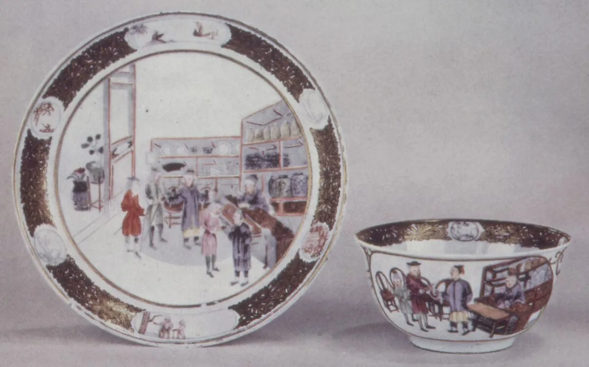 Cup and saucer — Unknown