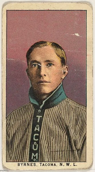 Byrnes, Tacoma, Northwestern League, from the "Obak Baseball Players" set (T212), issued by the American Tobacco Company to promote Obak Mouthpiece Cigarettes — American Tobacco Company