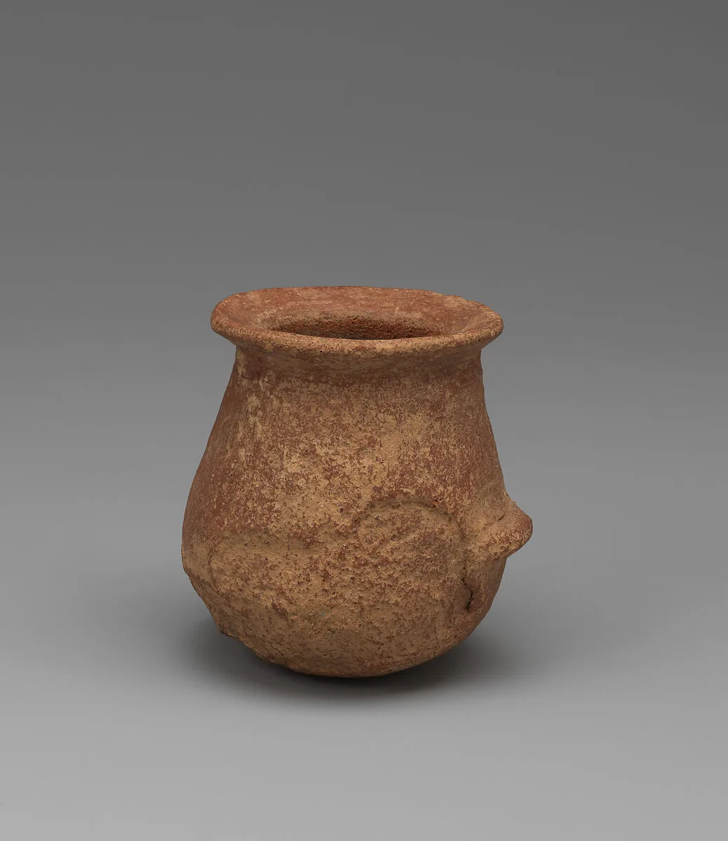 Fragment of a terracotta offering vessel — Unknown