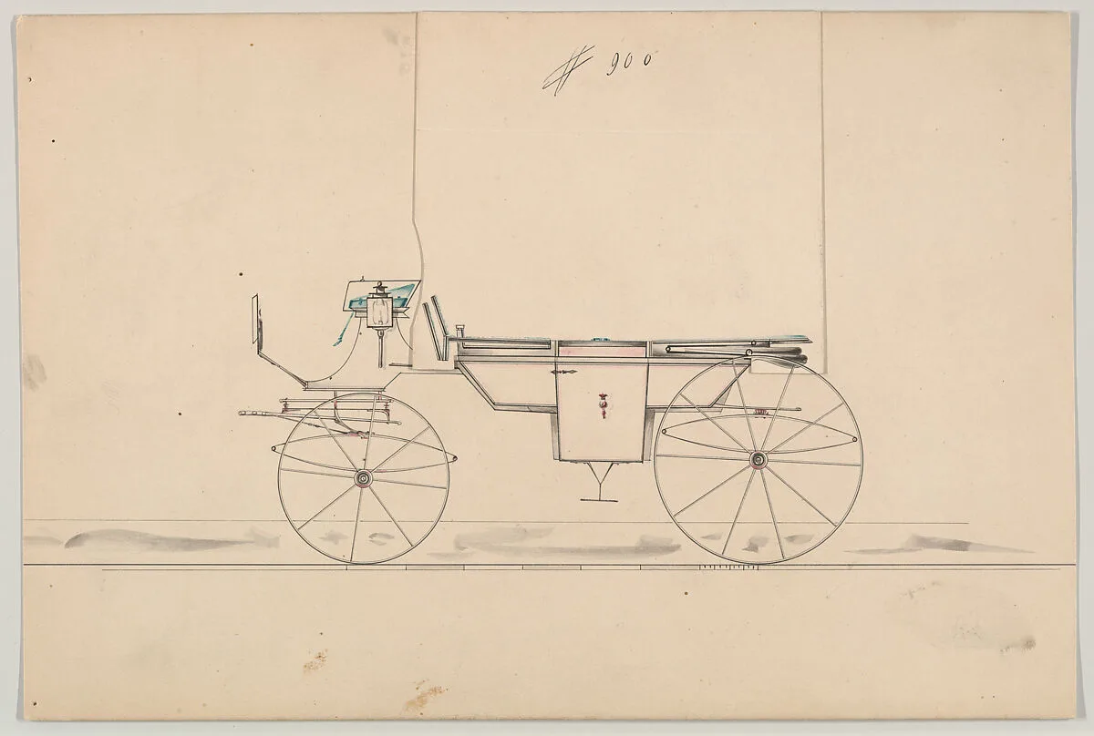 Design for Landau, no. 900 — Brewster & Co.