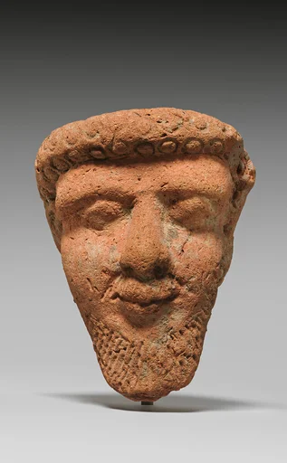 Head of a bearded man