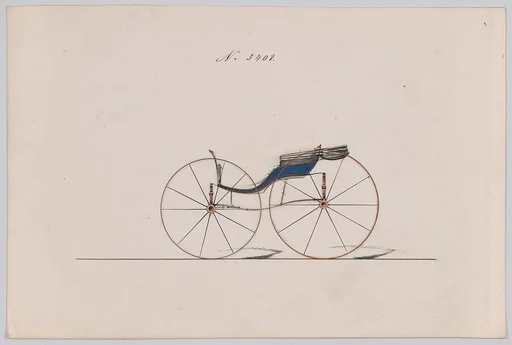 Design for Pony Phaeton, no. 3408
