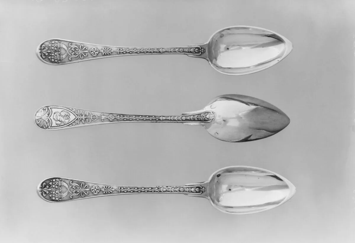 Set of six spoons — L.C.