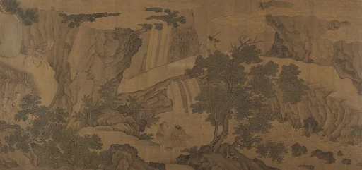 明  佚名  游仙圖  卷|Daoist Immortals in a Landscape