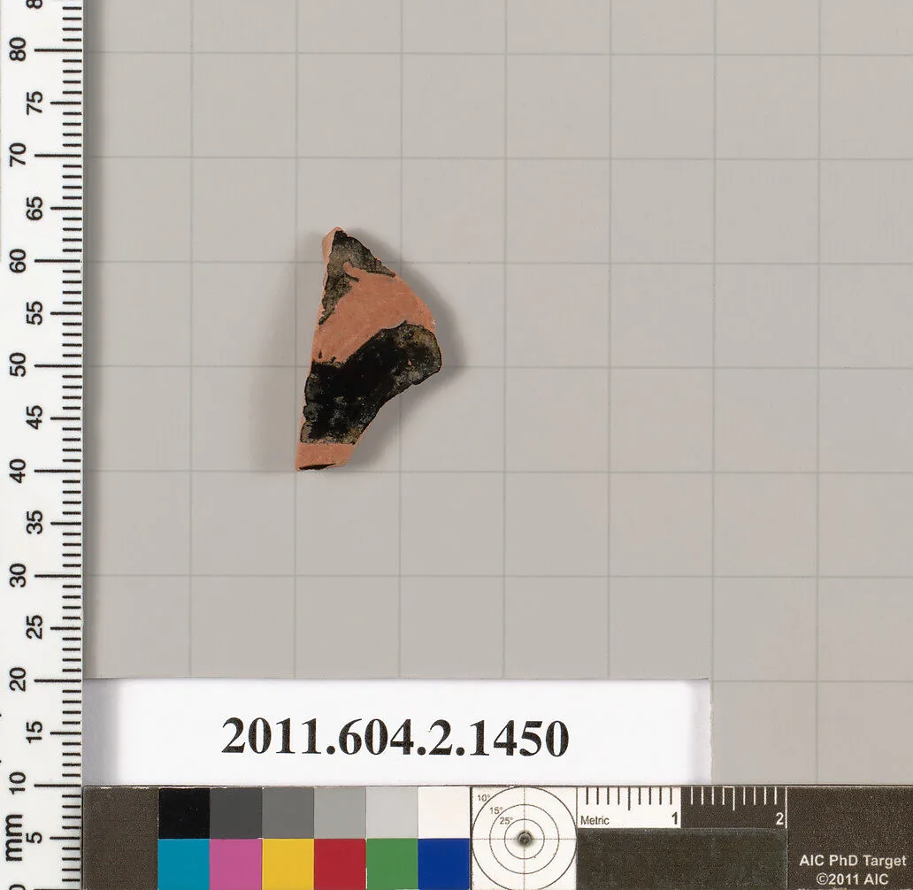 Terracotta fragment of a skyphos (deep drinking cup) — Unknown