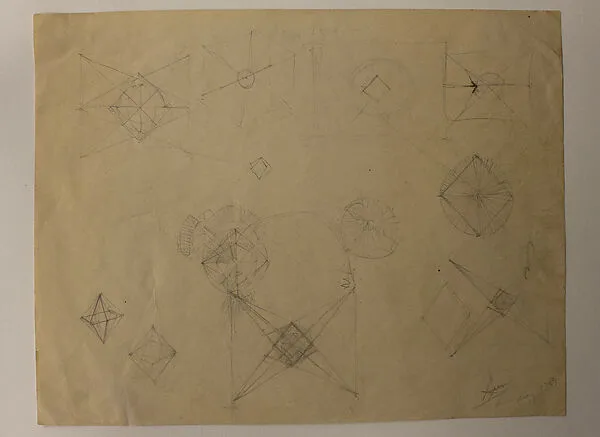 Sketches for "The Sun" — Richard Lippold
