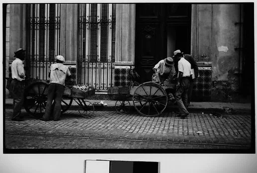 [Vendors and Carts on Street, Havana]