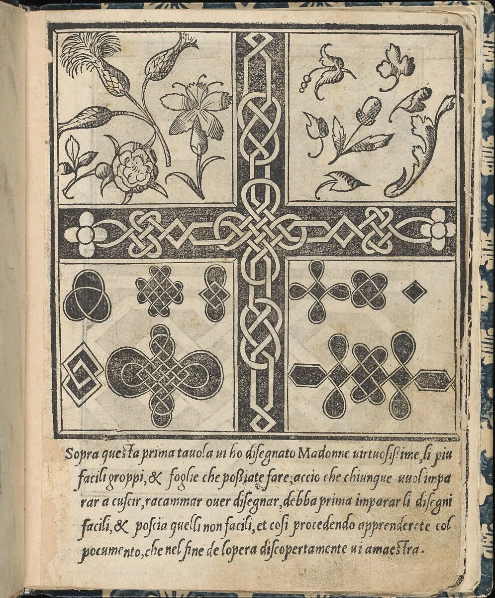 Essempio di recammi, page 3 (recto) — Giovanni Antonio Tagliente|Giovanni Antonio di Nicolini da Sabio e i fratelli