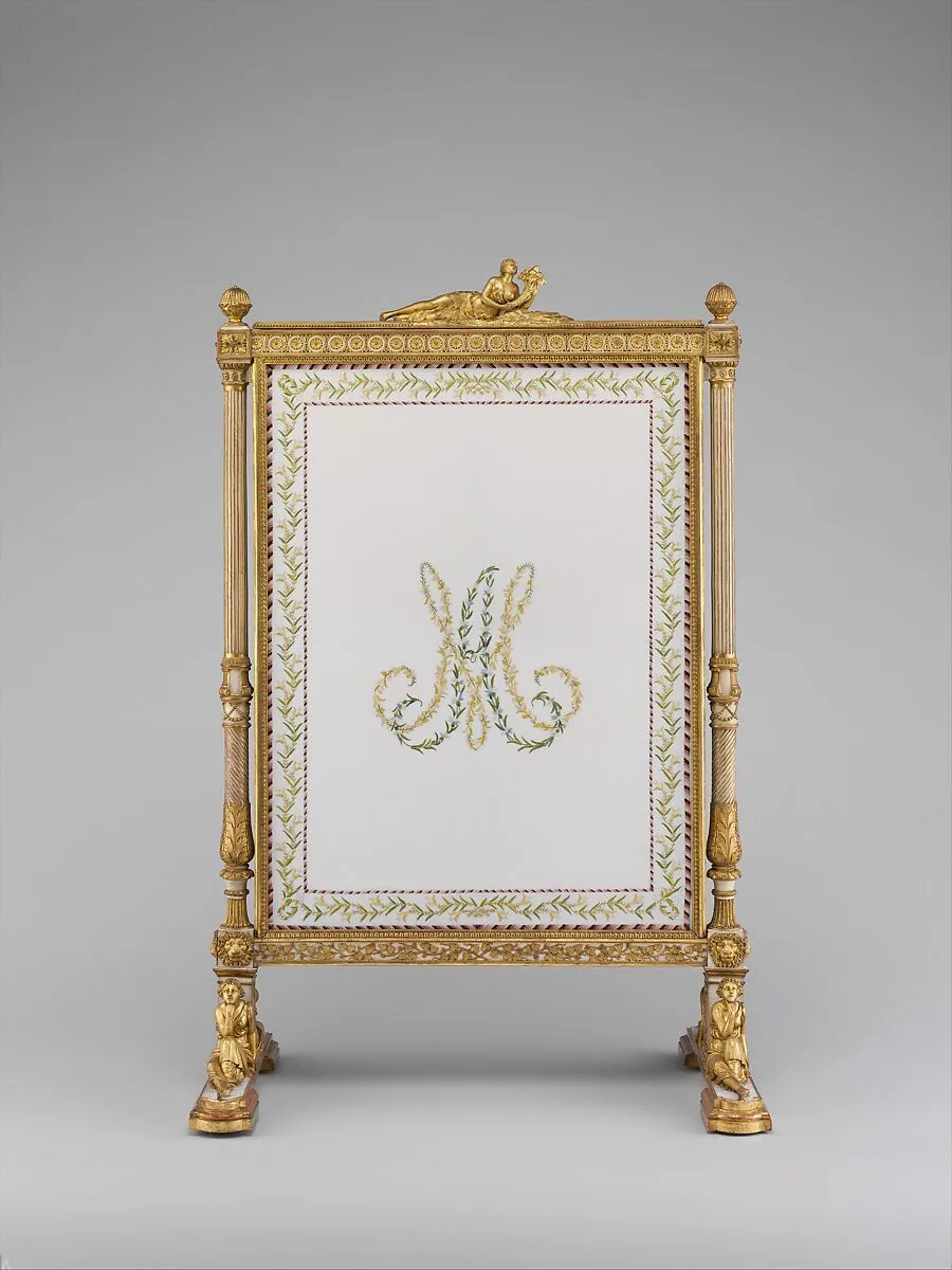Fire screen (Écran) (part of a set) — Jean-Baptiste-Claude Sené|Louis-François Chatard