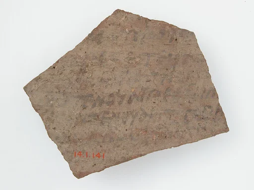 Ostrakon with a Letter from Christodorus (?) to Psan