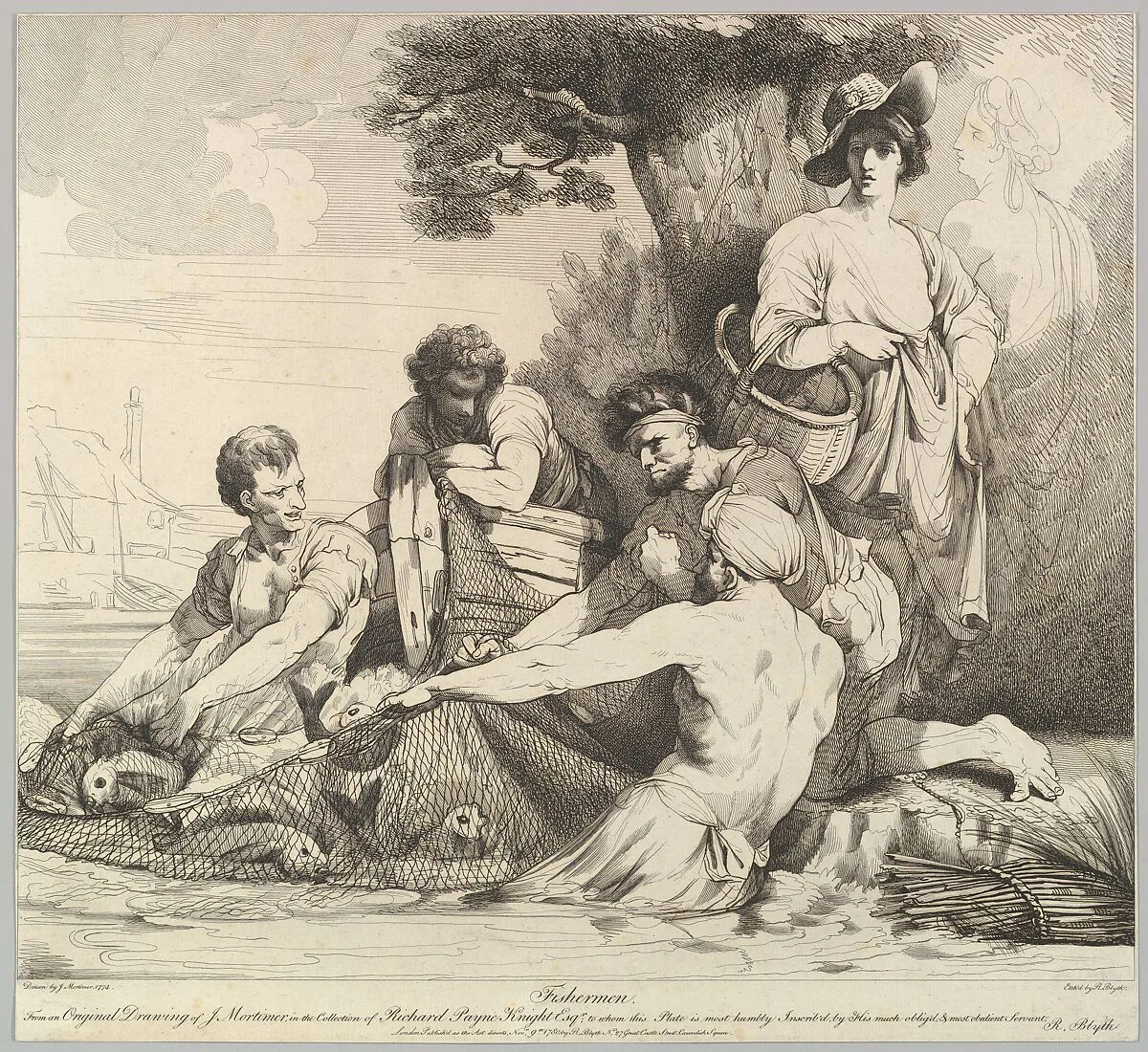 Fishermen — John Hamilton Mortimer|Robert Blyth|Richard Payne Knight
