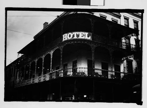 [Cast-Iron Grillwork on Hotel Balconies, New Orleans, Louisiana]
