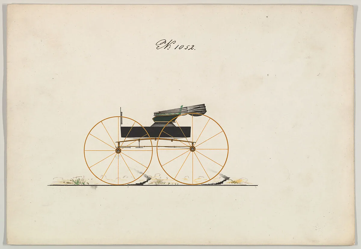 Design for Wagon, no. 1052 — Brewster & Co.
