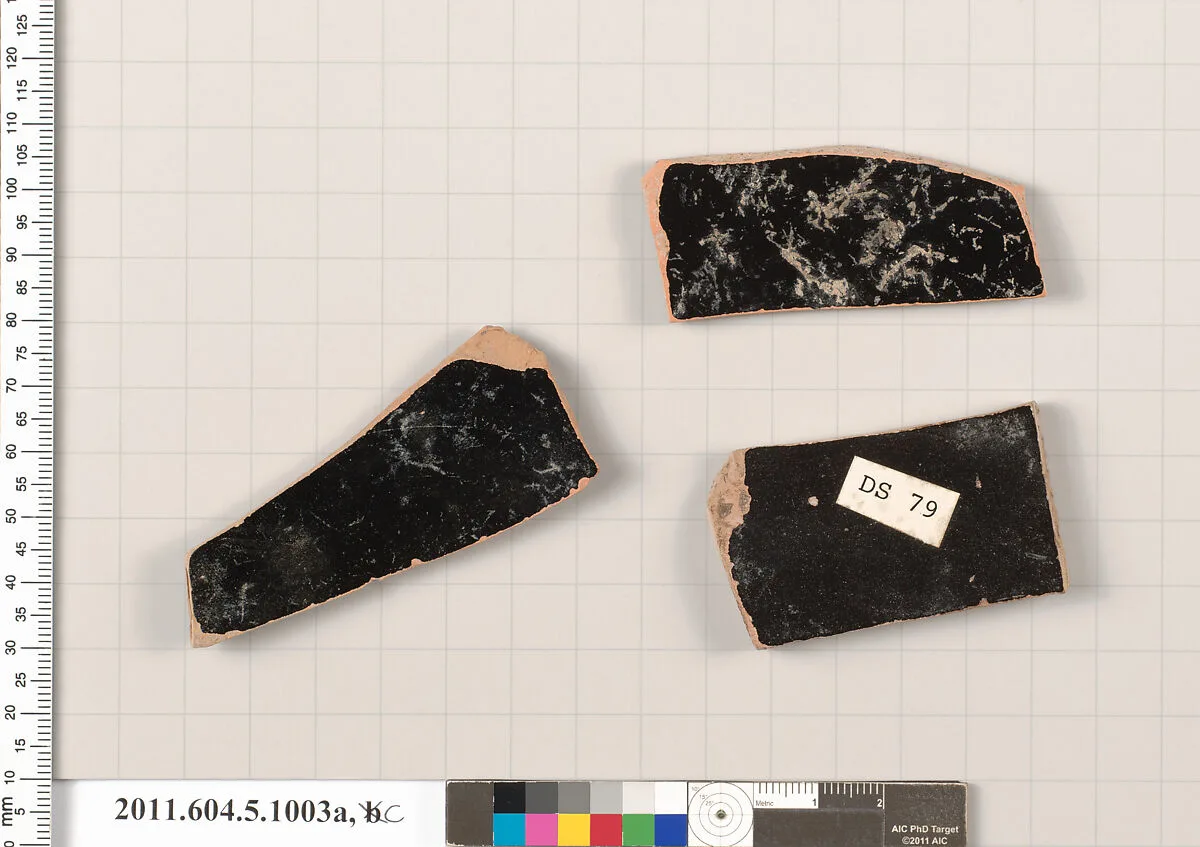 Terracotta fragments of kylikes (drinking cups) — Unknown