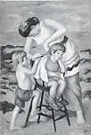Haircut by the Sea — Waldo Peirce