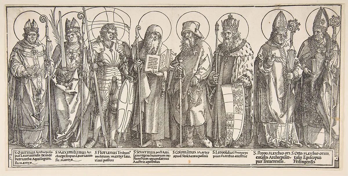 The Patron Saints of Austria — Albrecht Dürer|Hans Springinklee