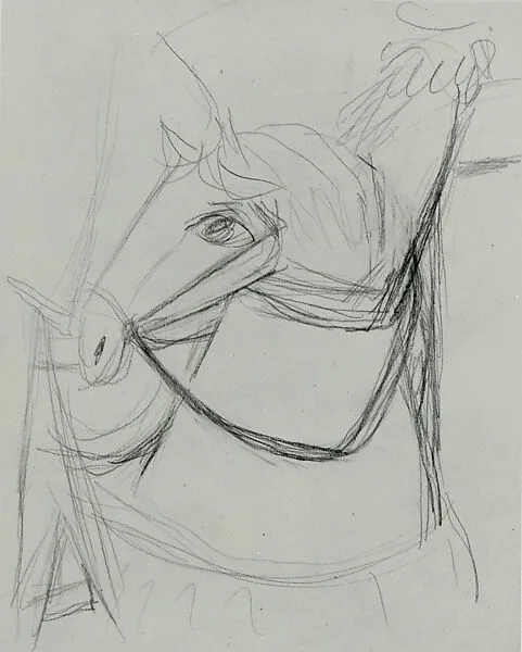 Study for "Exit" — Yasuo Kuniyoshi