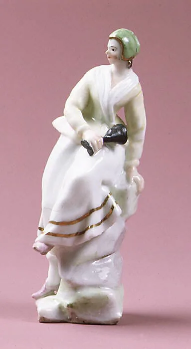 Tipsy woman — Capodimonte Porcelain Manufactory